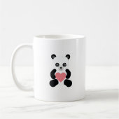 Panda Teddy Bear mit Herz Kaffeetasse (Links)
