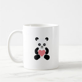 Panda Teddy Bear mit Herz Kaffeetasse