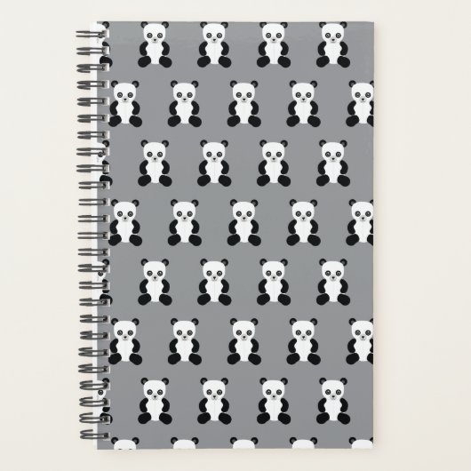 Panda Teddy Bear Planner Planer (Vorderseite)