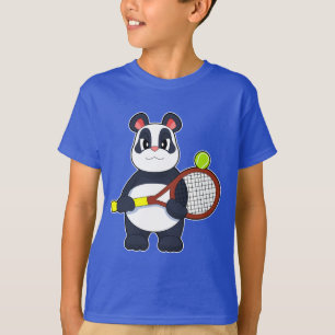 Panda Tennis Tennis Ball T-Shirt