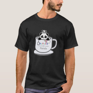 Panda Tier Haustier Kreatur süß lustig T-Shirt