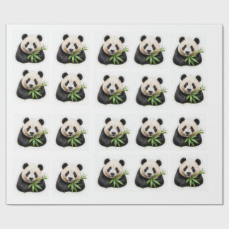 Panda Tier süßer Panda Süßigkeit Geschenkpapier