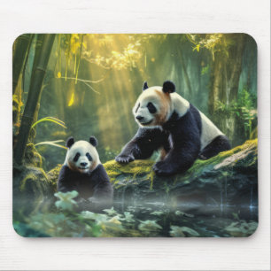 Panda Tierwelt Wilder Wilder Geist Mousepad