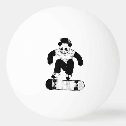 Panda Tischtennisball (Vorderseite)
