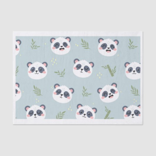 Panda Tissue Paper Seidenpapier (Vorderseite)