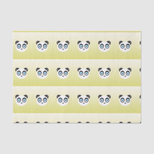 Panda Tissue Paper Seidenpapier (Vorderseite)