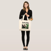 Panda Tote Tasche (Vorderseite (Model))