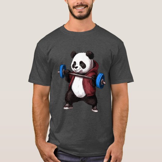 Panda-Trainer T-Shirt (Vorderseite)