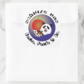 Panda Treffen Aufkleber (Tasche)