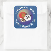 Panda Treffen Aufkleber (Tasche)