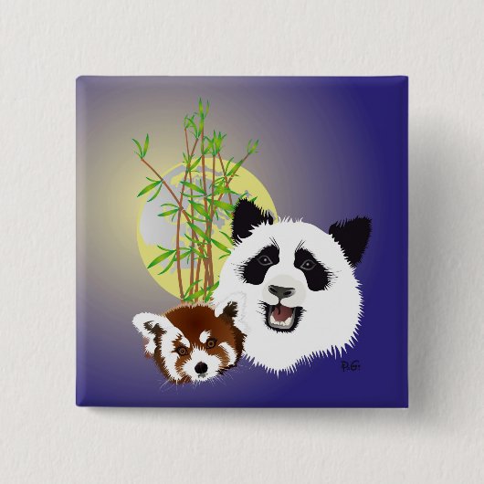 Panda Treffen Buttons (Vorderseite)