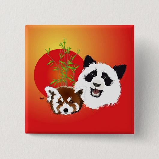 Panda Treffen Buttons (Vorderseite)