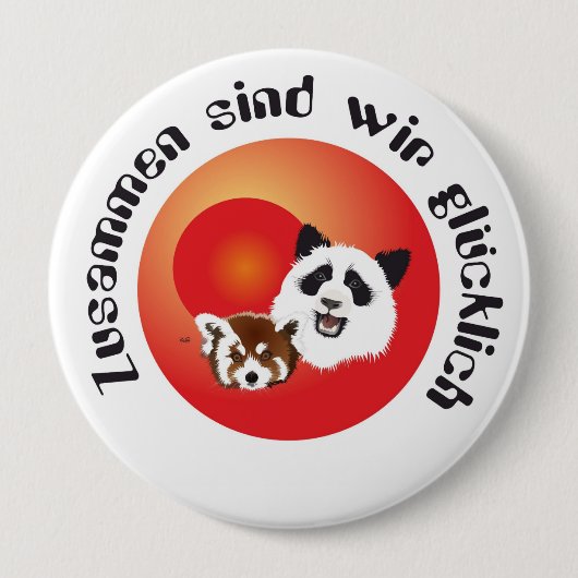 Panda Treffen Buttons (Vorderseite)