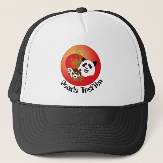 Panda Treffen Cap Truckerkappe (Vorderseite)