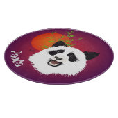 Panda Treffen Glasbrett Schneidebrett (Ecke)