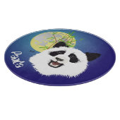 Panda Treffen Glasbrett Schneidebrett (Ecke)