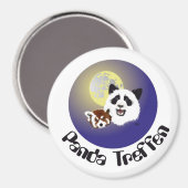Panda Treffen Magnet (Vorderseite/Rückseite)