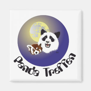 Panda Treffen Magnet