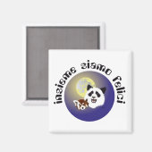 Panda Treffen Magnet (Vorderseite/Rückseite)