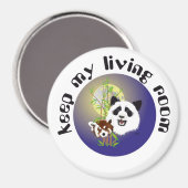 Panda Treffen Magnet (Vorderseite/Rückseite)