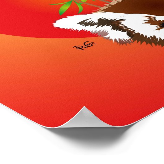 Panda Treffen Poster (Ecke)