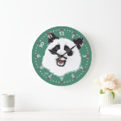 Panda Treffen Uhr (Zuhause)