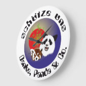 Panda Treffen Uhr (Winkel)