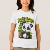 Panda Tri-Blend shirt (Vorderseite)