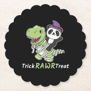 Panda Trick Rawr Leckerei T-rex Mummy Costume Untersetzer