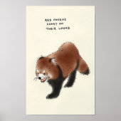 Panda-Triviale Poster (Vorne)