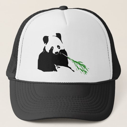 Panda. Truckerkappe (Vorderseite)