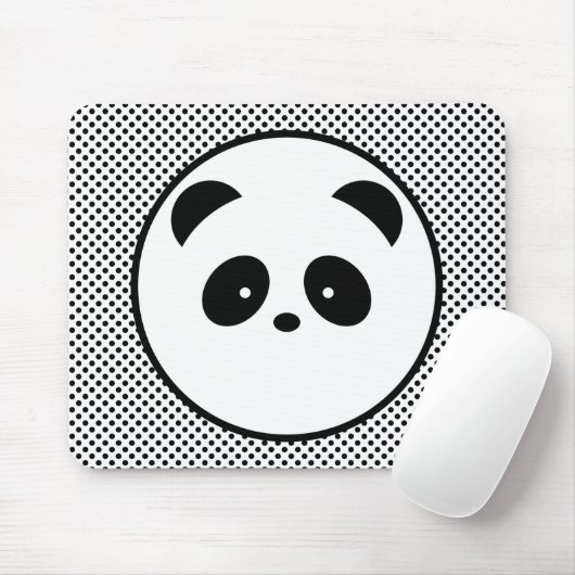 Panda-Tupfen Mousepad (Mit Mouse)