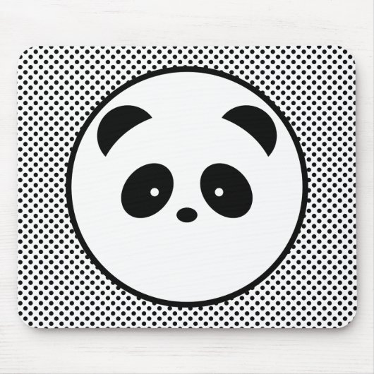 Panda-Tupfen Mousepad (Vorne)