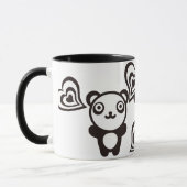 Panda u. Herzen Tasse (Links)
