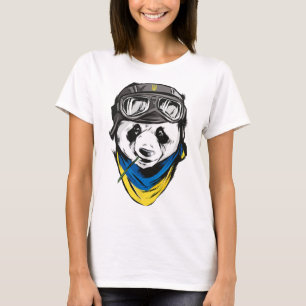 Panda Ukrainische Flagge Ukraine-Shirt Ukrainische T-Shirt
