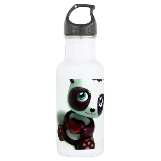 Panda-Umarmung I Trinkflasche (Vorderseite)