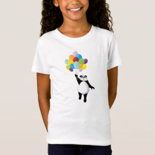 Panda und Ballone T-Shirt