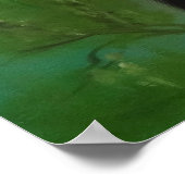 Panda und Bamboo Poster (Ecke)