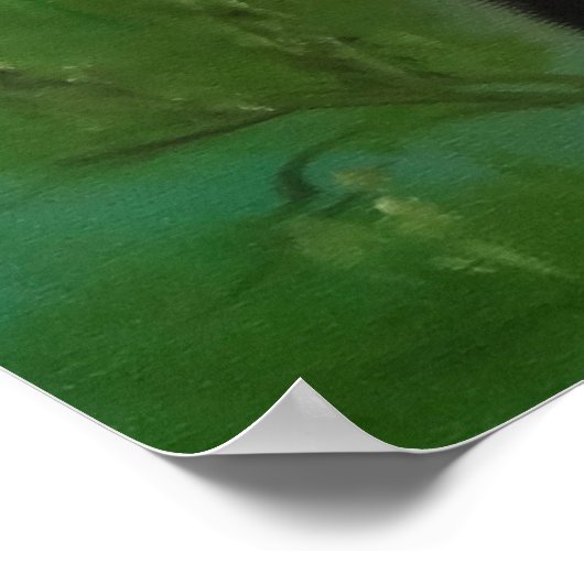 Panda und Bamboo Poster (Ecke)