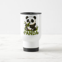 Panda und Bambus