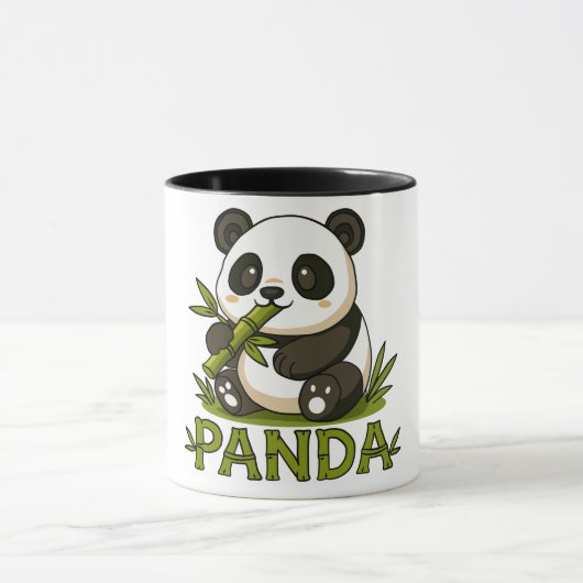 Panda und Bambus Tasse (Zentrum)