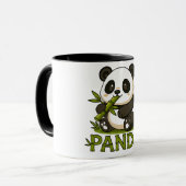 Panda und Bambus Tasse (Vorderseite Links)