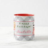 Panda und Bär passen Text und Namen an Tasse (Zentrum)