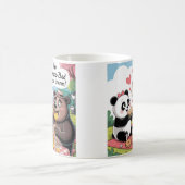 Panda- und Bär-Tasse süß und lustig Kaffeetasse (Mittel)