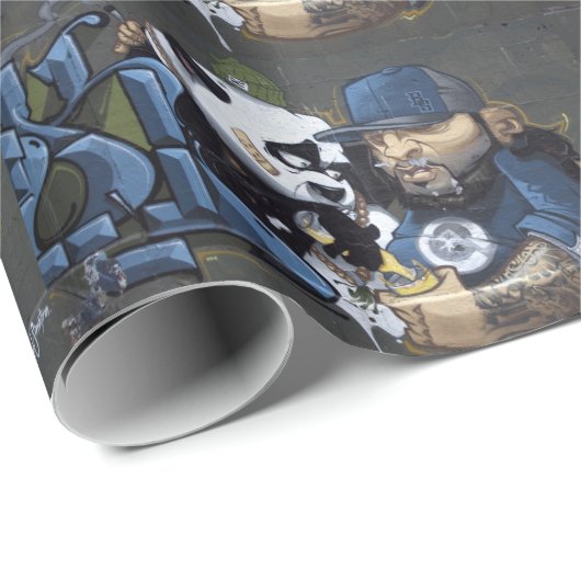 Panda und Buddy Geschenkpapier (Rolleneckpunkt)