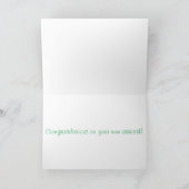 Panda und cube neue Babykarte Karte (Innenseite)