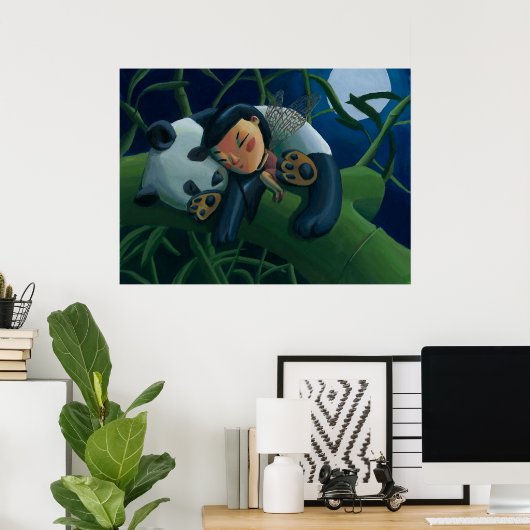 Panda und Fairy Poster (Heimbüro)