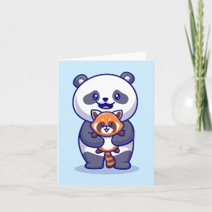 Panda und Fox Karte