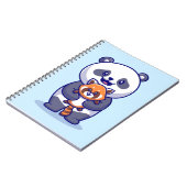 Panda und Fox Notizblock (Linke Seite)