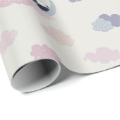 Panda- und Moon-Cute Geschenkpapier (Rolleneckpunkt)